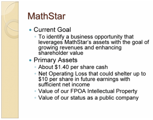 MATH Presentation Slide 1